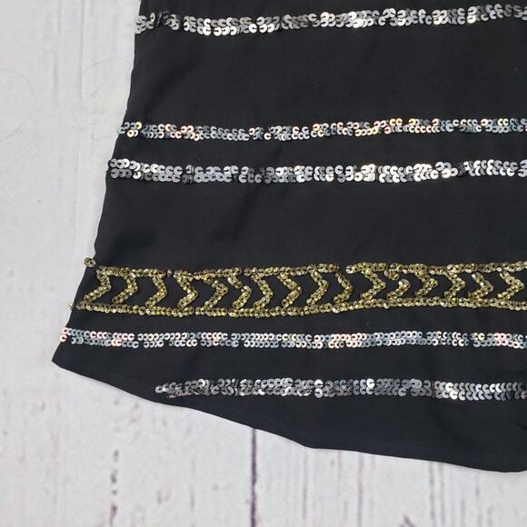 Forever 21 Sequined Embellished Camisole Tank Top Women's Size Small - Picture 2 of 7